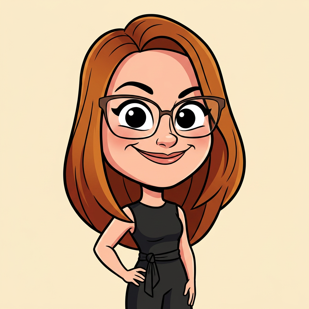 Caricature of Deana Goletto